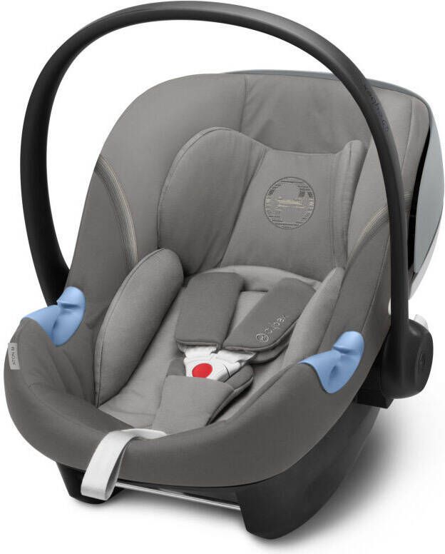 Cybex Kinderwagen 3 in 1 Talos S Soho Grey Mid Grey + Regenhoes + Autostoel Groep 0 Aton M I Size + Base