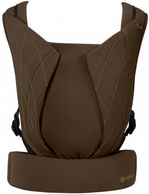 Cybex Draagzak Yema Click Platinum Khaki Green Brown