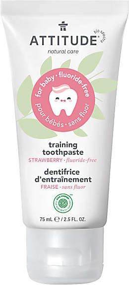Attitude Baby Leaves Fluoridvrije Tandpastagel Aardbei 75 gram