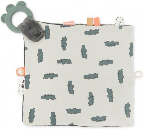 Done by Deer Baby Accessoires Comfort Teether Croco Groen