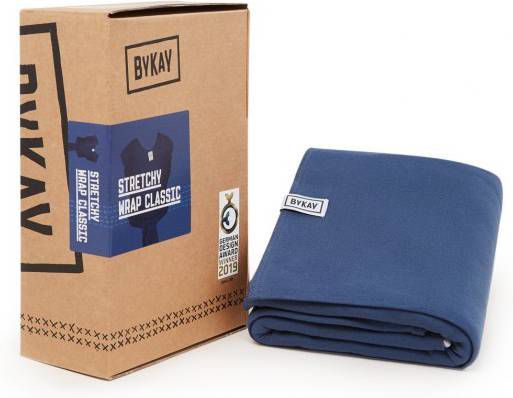 Merkloos Bykay Draagdoek Stretchy Wrap Classic Blauw 500 Cm