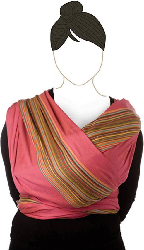 Draagdoek Baby Model Bb slen 490 Cm Pink Pepper