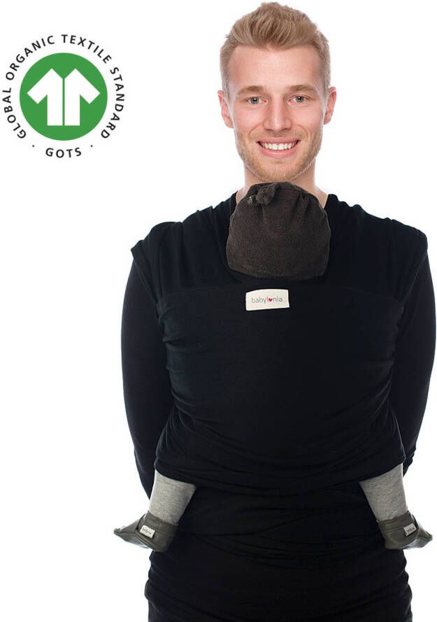 Babylonia Tricot Slen Organic Draagdoek zwart BDDTS 1 934