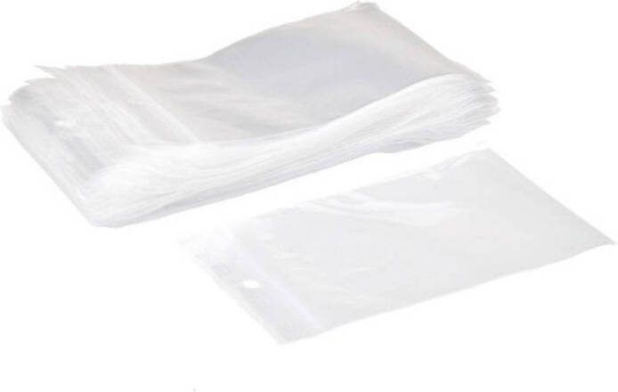 DULA Gripzakje 40 X 60 Mm Transparant 1000 Stuks Hersluitbare Verpakking Zakjes
