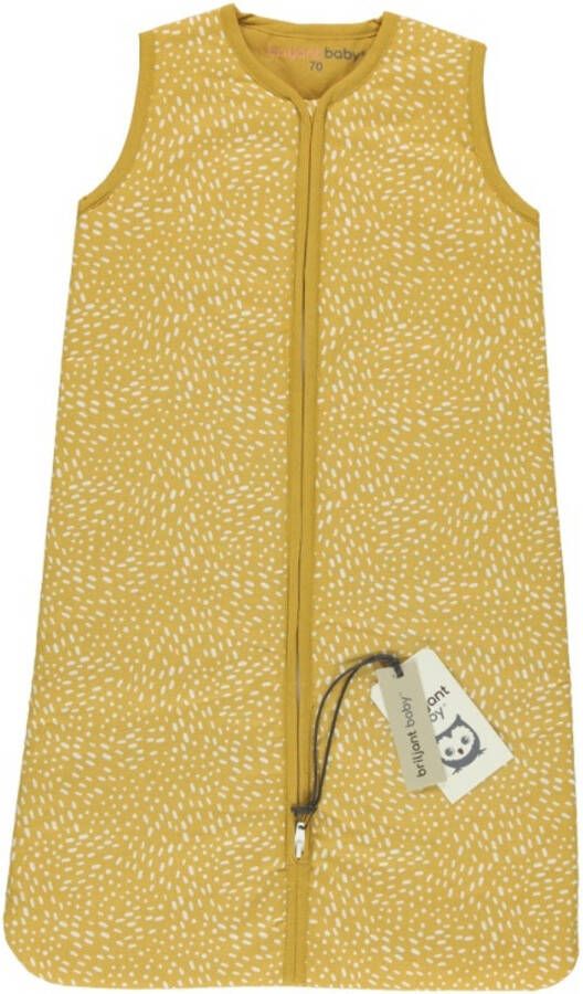 Lion Beddenshop Briljant Baby Trappelzak Minimal Dots Junior Katoen Geel Mt 70