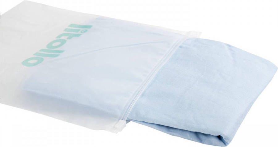 Litollo ® Zwangerschapskussen Hoes Xxl 280cm Ventilerend Katoen Blauw