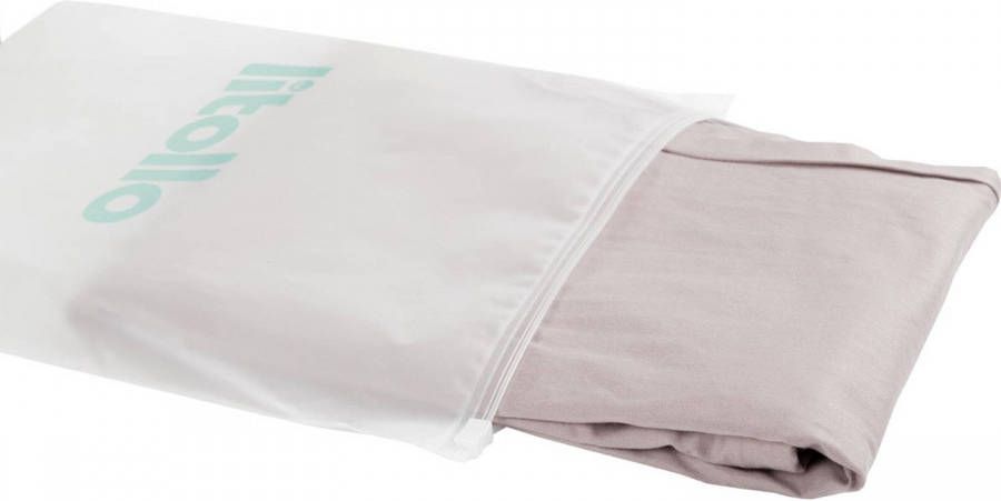 Litollo ® Zwangerschapskussen Hoes Xxl 280cm Ventilerend Katoen Grijs