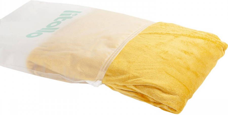 Litollo ® Zwangerschapskussen Hoes Xxl 280cm Zachte Coral Fleece Stof Okergeel