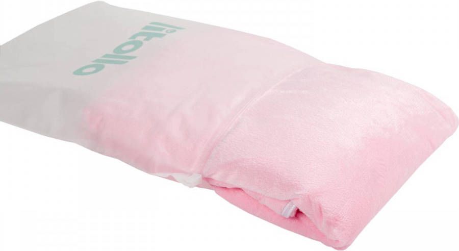 Litollo ® Zwangerschapskussen Hoes Xxl 280cm Zachte Coral Fleece Stof Roze