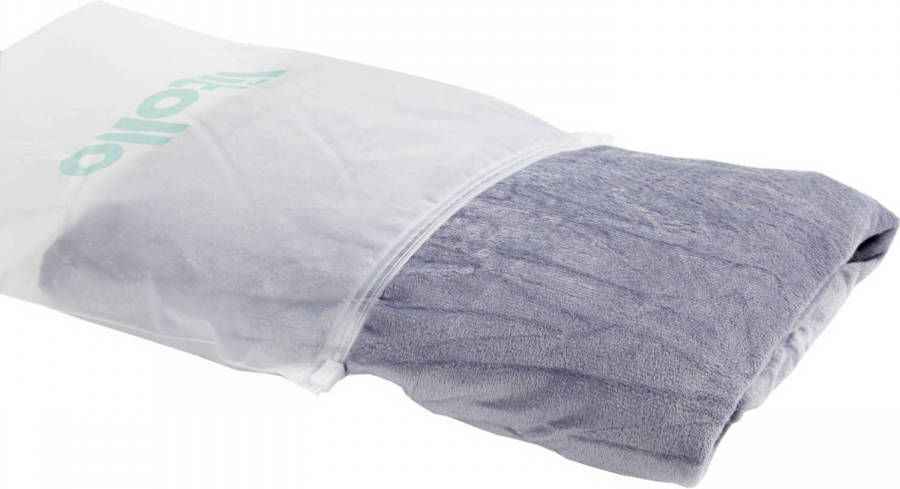 Litollo ® Zwangerschapskussen(C vorm) Hoes Xxl 280cm Zachte Fleece Stof Grijs