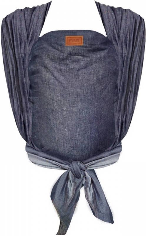 Yellow Webshop Bykay Draagdoek Woven Wrap Deluxe Jeansblauw