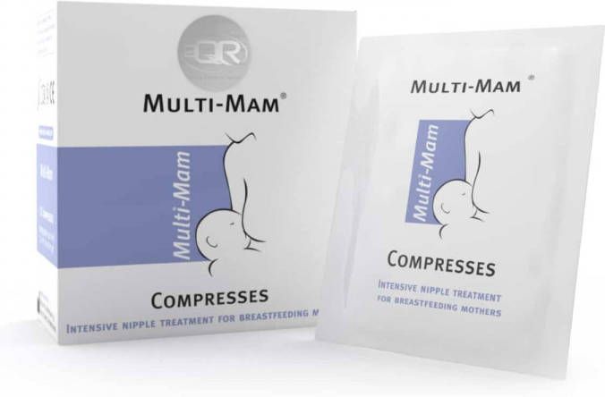 Multi-Mam Multi mam Natuurlijke Tepel Kompressen 10 Stuks