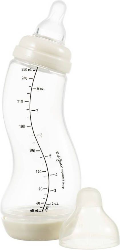 Difrax S babyfles Natural 250ml Popcorn