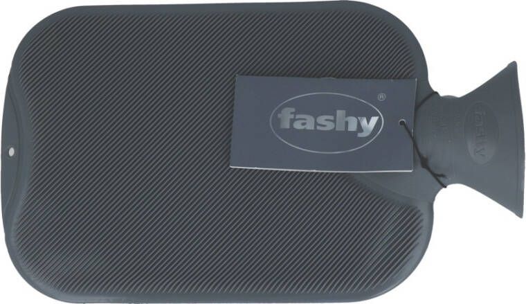 Fashy Warmwaterzak Enkele Ribbel Antraciet 2 liter