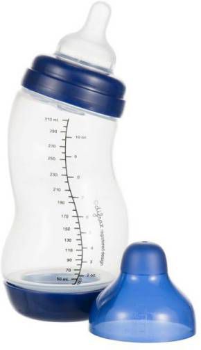 Difrax S Fles Wide Donkerblauw fun 310 ml