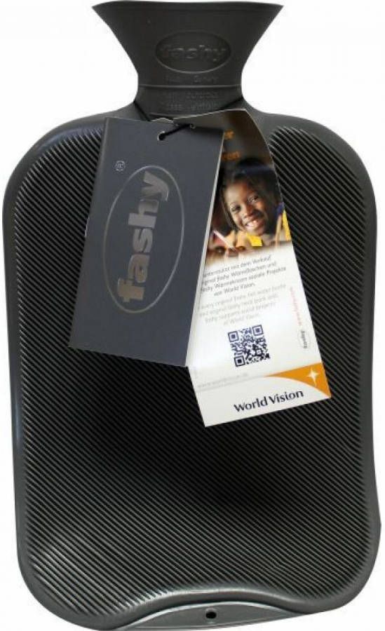 Fashy Warmwaterzak Dubbel Antraciet Grijs 2 liter