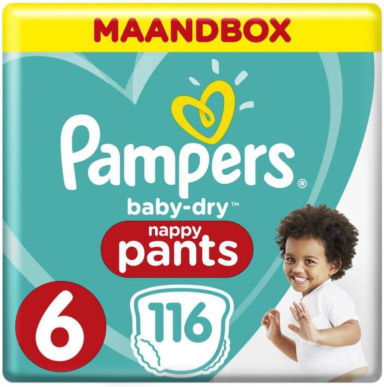 Pampers Luiers Baby Dry Pants Extra Large 116 Luier 15+ kg Maandbox