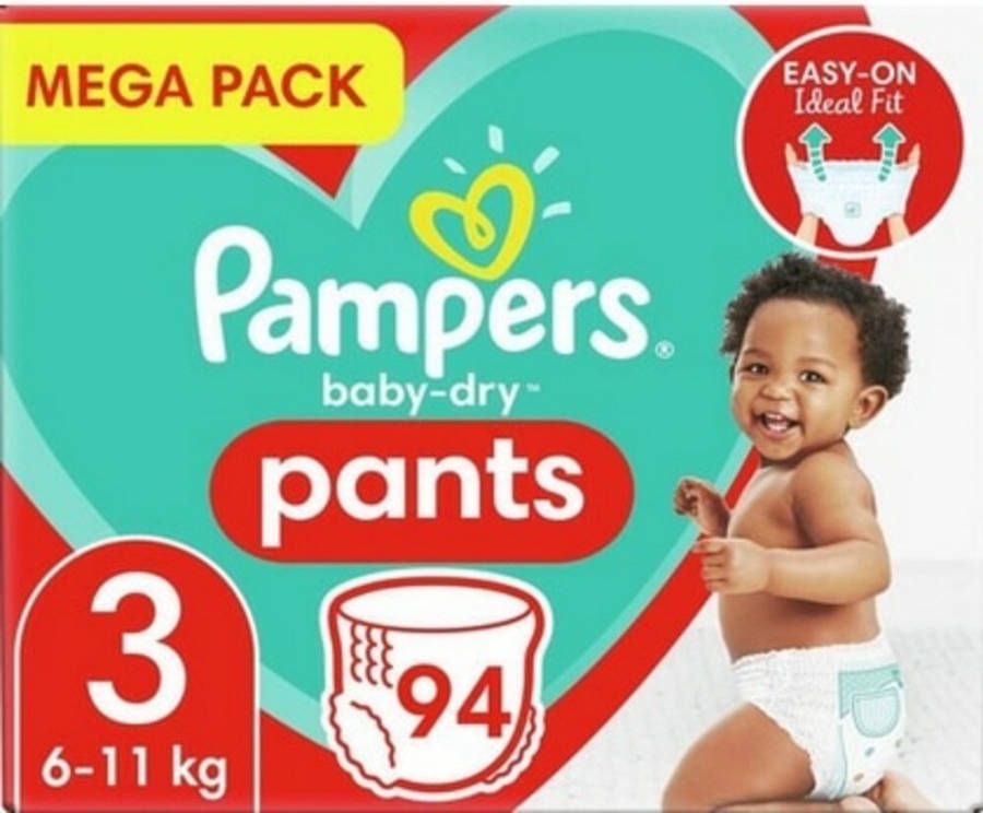 Pampers Baby Dry Pants -- Mega Pack 94 Luierbroekjes