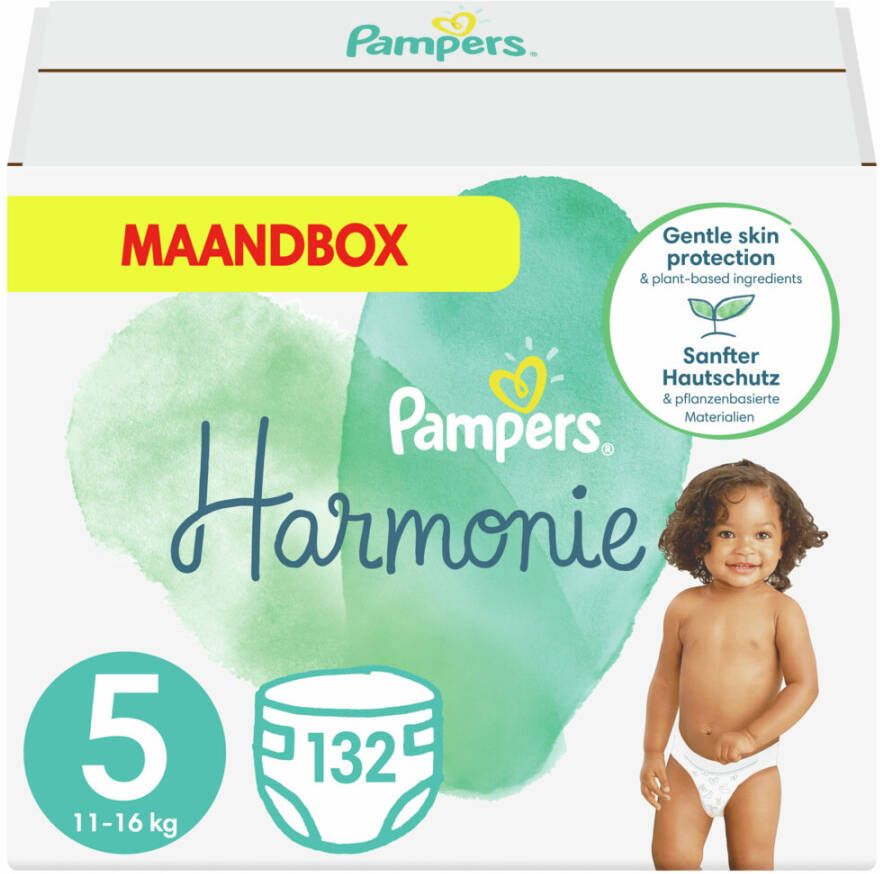 Pampers Harmonie maandbox(11kg 16kg) 132 Luiers