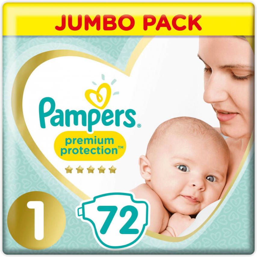Pampers Premium Protection Luiers -( New Born)2kg 5kg 144 Stuks