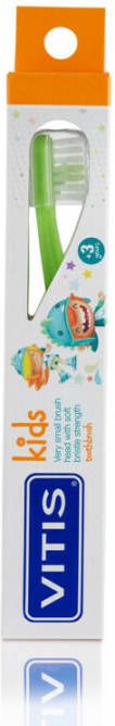 Vitis Kids +3 Jaar Tandenborstel Groen