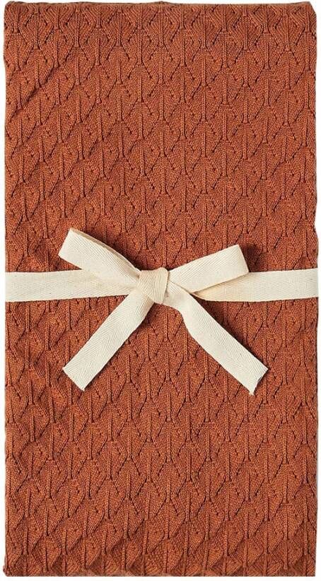 Lil’Atelier Lil'Atelier deken 13201680/NBNDEEVE Mokka bruin