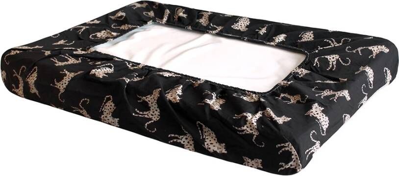 Your Wishes aankleedkussenhoes Wild Cheetah zwart/beige