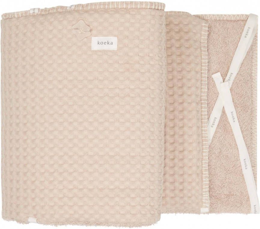 Koeka Boxbumper Wafel Amsterdam Sand 30 x 180 cm