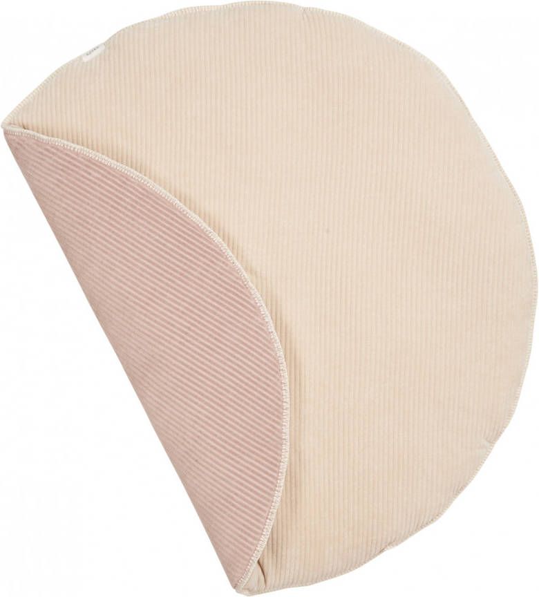 Koeka reversible boxkleed Vik 90x90 cm sand/grey pink