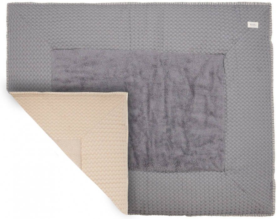 Koeka Amsterdam boxkleed Steel Grey/Pebble 80 x 100 cm