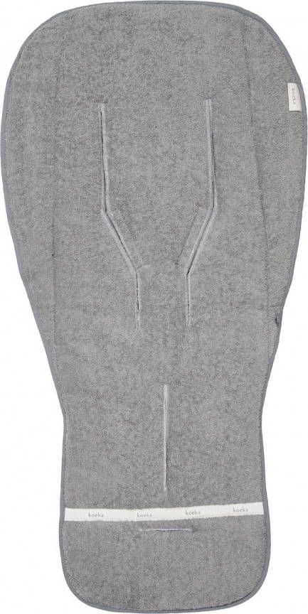Koeka Dijon Organic inlegkussen buggy steel grey