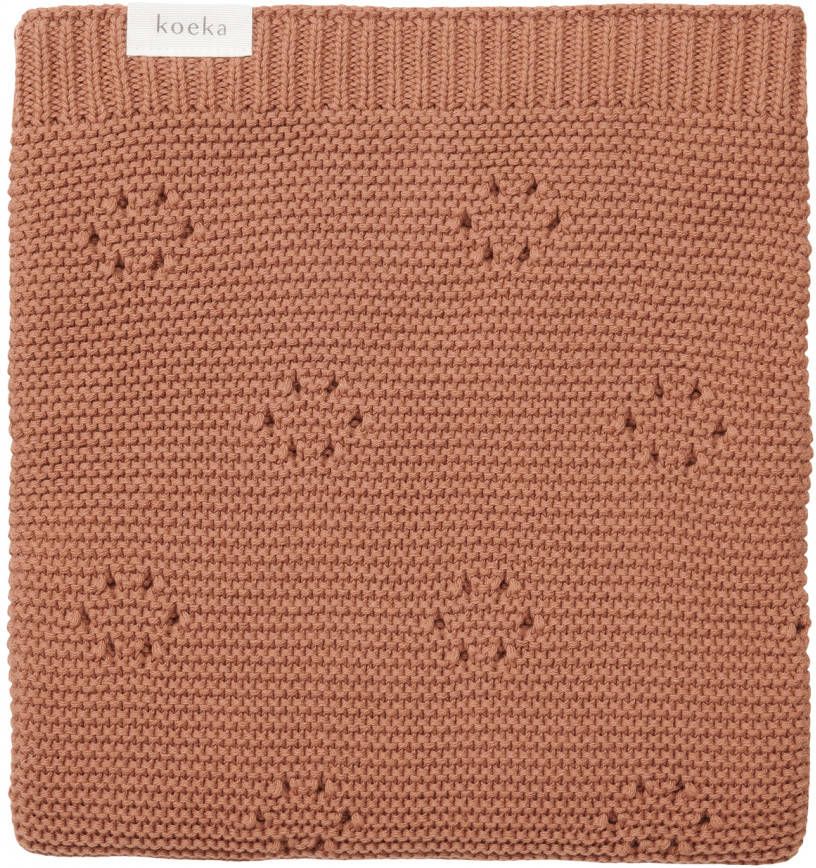 Koeka Lalinde baby ledikantdeken 100x140 cm soft earth