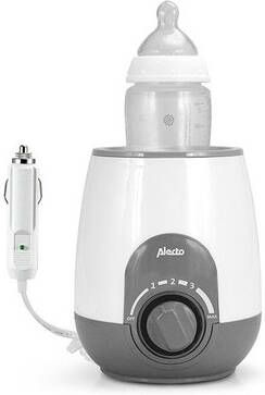 Alecto Flessenwarmer Thuis & Onderweg Bw 512 Car Wit antraciet