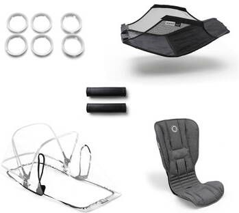 Bugaboo Style Set Bee 5 Grijs gemê, leerd