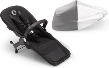 Bugaboo Uitbreidingsset Donkey 5 Duo Compleet Black/Midnight Black