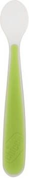 Chicco lange voedingslepel groen silicone vanaf 6 maanden