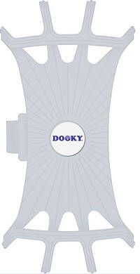 Dooky Telefoonhouder Universeel 12, 5 X 7 Cm Siliconen Transparant