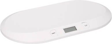 Grundig Babyweegschaal Digitaal 10 Gr Nauwkeurig Max. 20 Kg Tare functie Wit