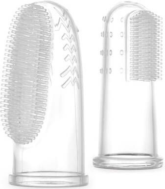 HAAKAA ®, Vingertandenborstel Baby, transparant