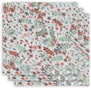 Jollein hydrofiel monddoekje set van 3 Bloom groen