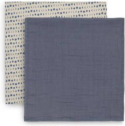 Jollein hydrofiele multidoek large 115x115cm set van 2 Moonlight