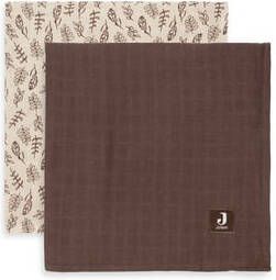 Jollein hydrofiele multidoek large 115x115cm set van 2 Meadow chestnut