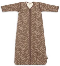 Jollein baby slaapzak met afritsbare mouw Meadow chestnut