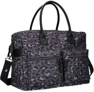 Kidzroom Care Luiertas Leopard Love Black