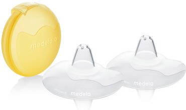 Medela Contact tepelhoedjes S (16 mm) inclusief bewaardoosje (2 stuks)