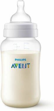 Philips Avent Babyfles Anti Colic SCF816/17 incl. AirFree ventiel 330ml 1 stuk transparant
