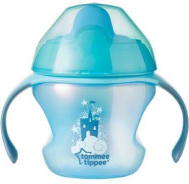 Tommee Tippee First Trainer Anti Lek Drinkbeker 4+ mnd Blauw 150 ml