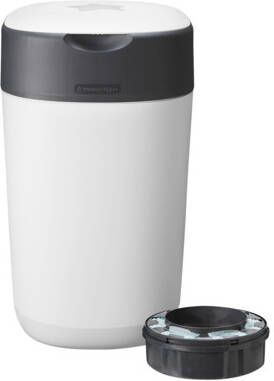 Tommee Tippee Twist & Click Advanced luieremmer, incl. een cassette met antibacterië, le folie van duurzaam materiaal Green in wit