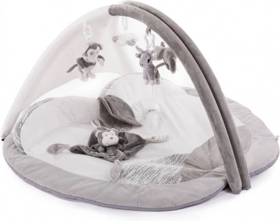 Bo Jungle B Play Speelmat voor tweelingen Apple grijs