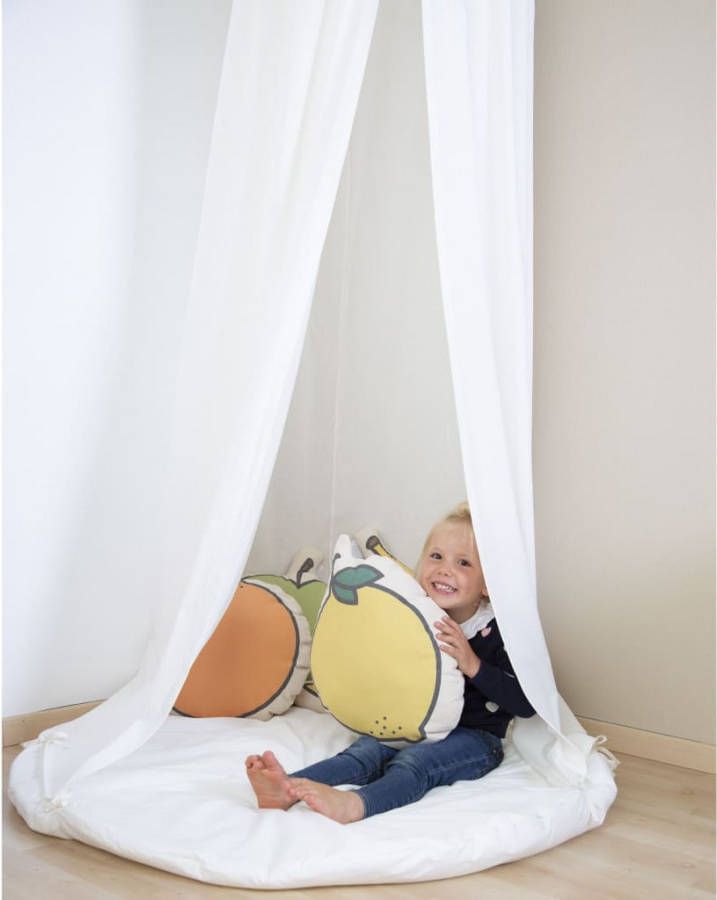 Childhome Bedhemeltent hangend met speelmat gebroken wit